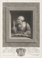 KG 13453
<br/>
Schooljuffrouw met roede
<br/>
<em>Will, J.G.</em>